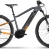Haibike HardNine 4 Gris / Orange - VTT Électrique 29 Pouces
