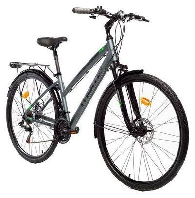 Moma Bikes Trekking Pro 28" - Vélo Tout Chemin Shimano 21V