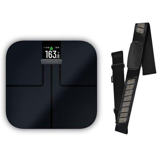 Acheter-la-Garmin-Index-S2-Noir-pour-suivi-poids-et-composition-corporelle.jpg Balance Connectée Garmin Index S2 Noir
