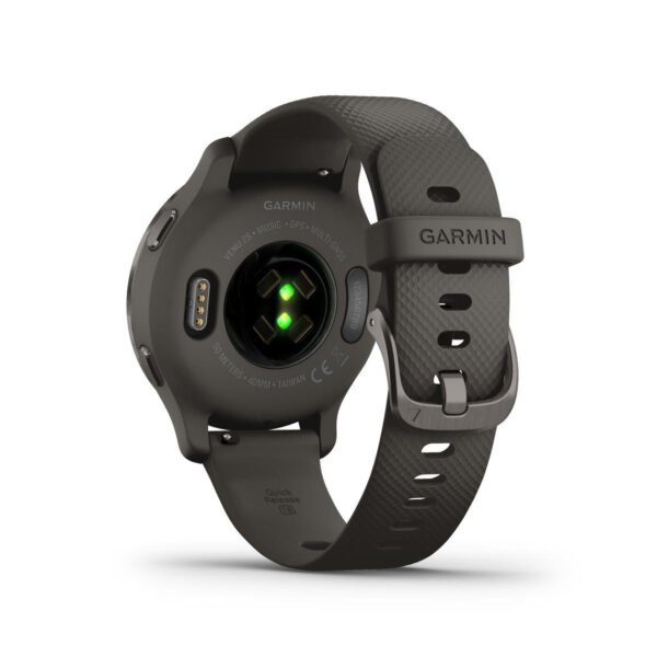 Garmin Venu 2S - Montre Connectée Écran AMOLED Gris Foncé