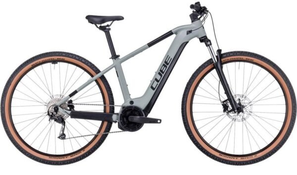 Cube Reaction Hybrid Performance 500 Gris Vert Swamp 2023 - Moteur Bosch
