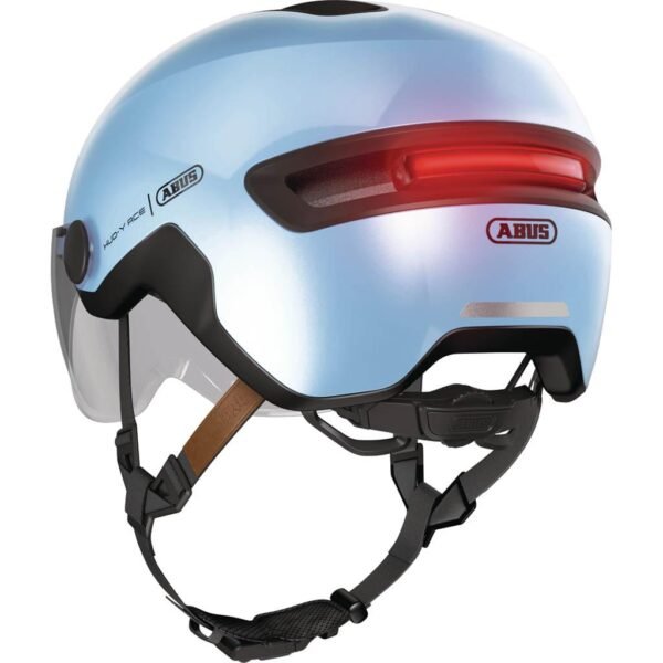 Acheter-le-casque-ABUS-HUD-Y-ACE-avec-visiere-reglable-integree.jpg Abus Hud-Y Ace - Casque Urbain avec Éclairage LED Magnétique