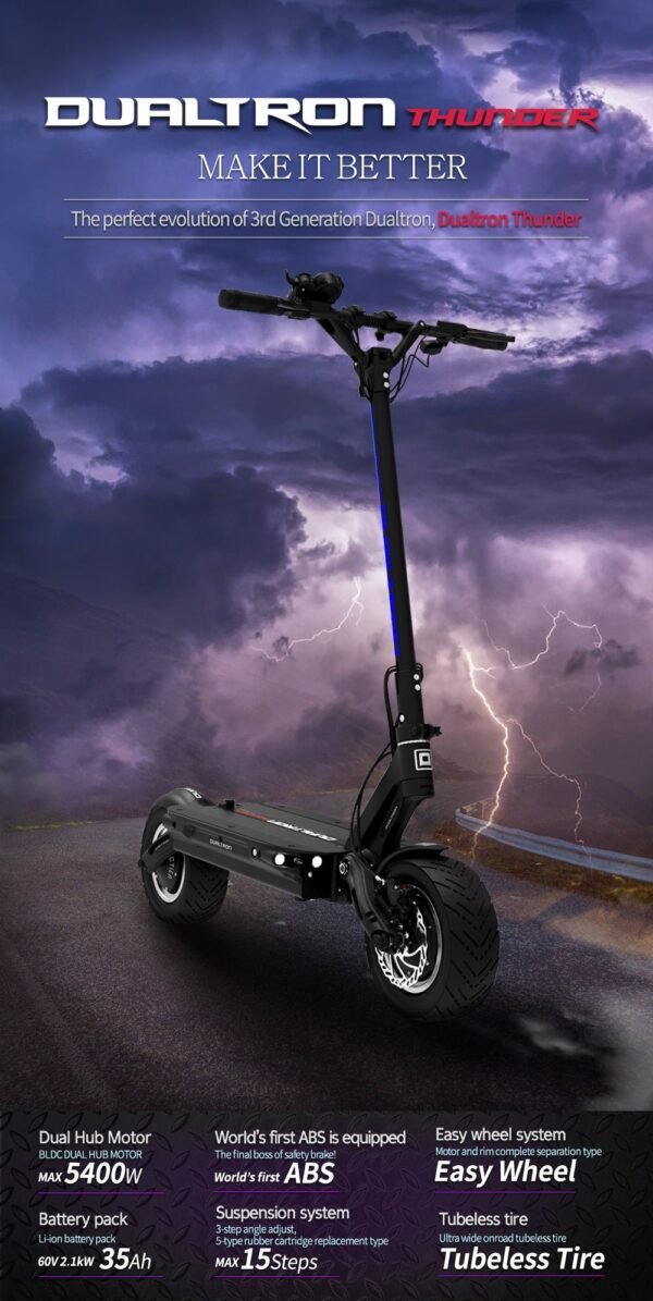 Dualtron Thunder - Trottinette Électrique Puissante 5400W