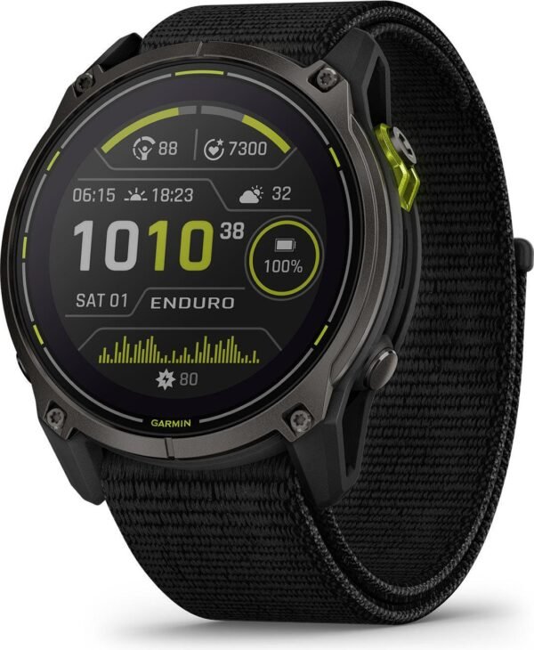 Garmin-Enduro-3-montre-GPS-premium-avec-verre-Power-Sapphire.jpg Garmin Enduro 3 Sapphire Solar - Montre GPS Autonomie Record