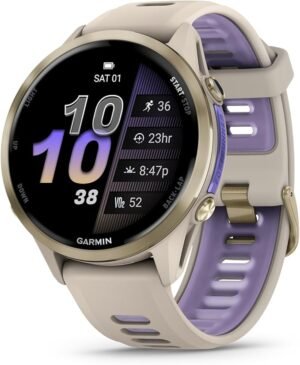 Garmin Forerunner 970 - Montre Running Or Titane & AMOLED