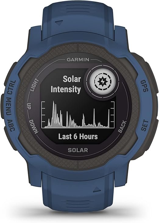 Garmin Instinct Solar Bleu Profond - Montre GPS Recharge Solaire