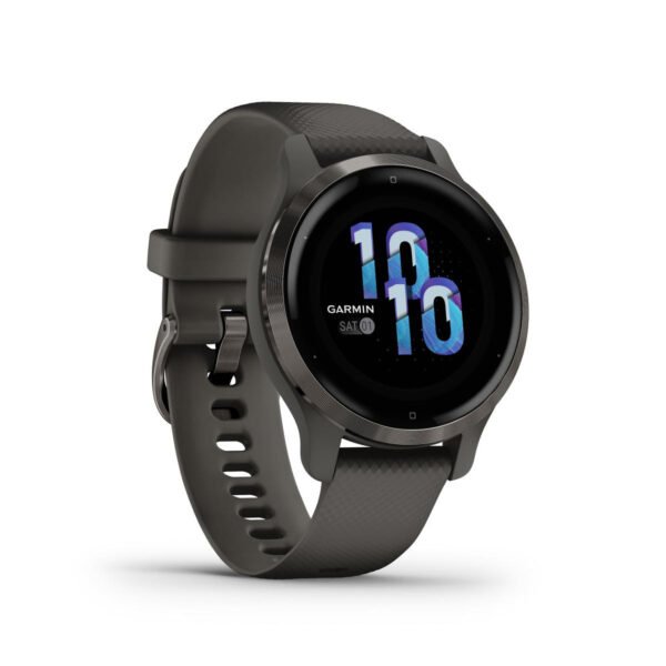 Garmin Venu 2S - Montre Connectée Écran AMOLED Gris Foncé