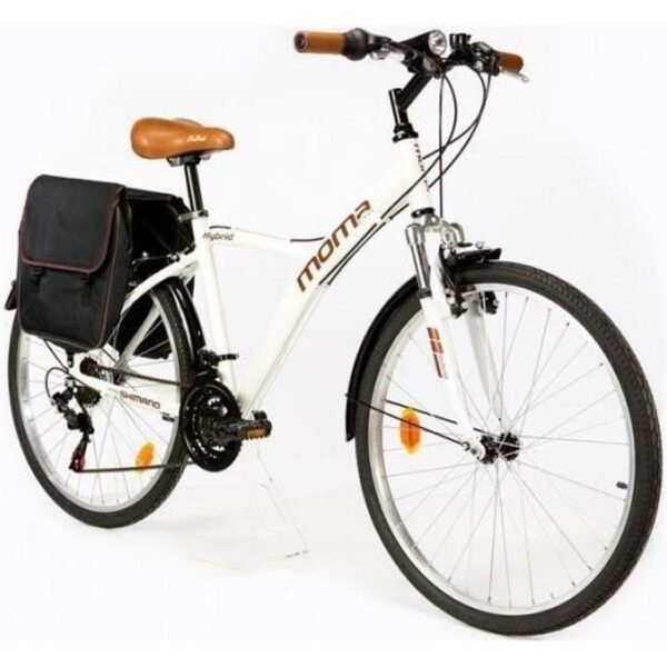Moma Bikes Trekking Pro 28" - Vélo Tout Chemin Shimano 21V