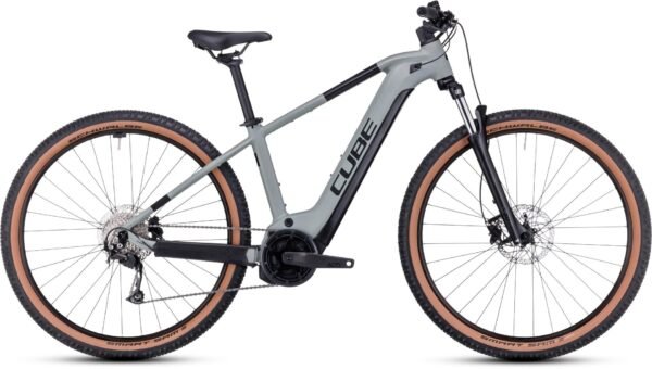 Cube Reaction Hybrid Performance 500 Gris Vert Swamp 2023 - Moteur Bosch