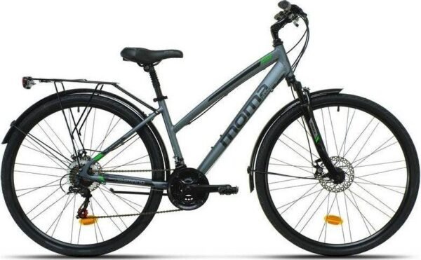 Moma Bikes Trekking Pro 28" - Vélo Tout Chemin Shimano 21V