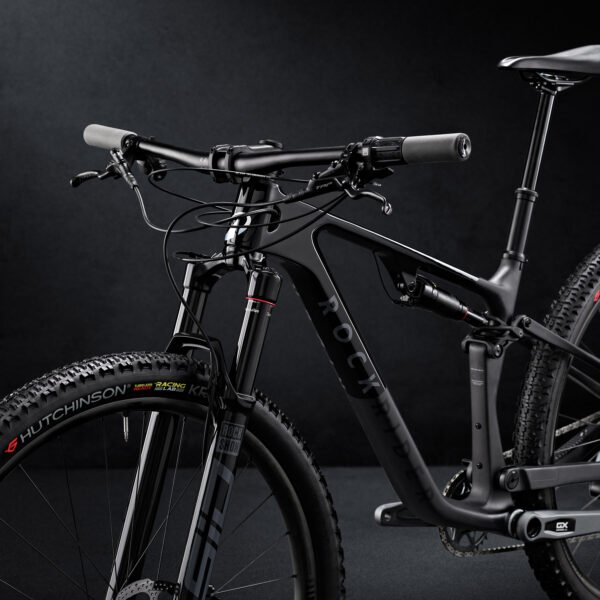 ROCKRIDER Vélo VTT tout suspendu XC cadre carbone RACE 940 S, Noir