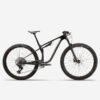 ROCKRIDER Vélo VTT tout suspendu XC cadre carbone RACE 940 S, Noir