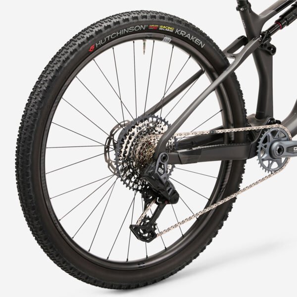 ROCKRIDER Vélo VTT tout suspendu XC cadre carbone RACE 940 S, Noir