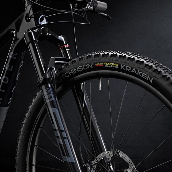 ROCKRIDER Vélo VTT tout suspendu XC cadre carbone RACE 940 S, Noir