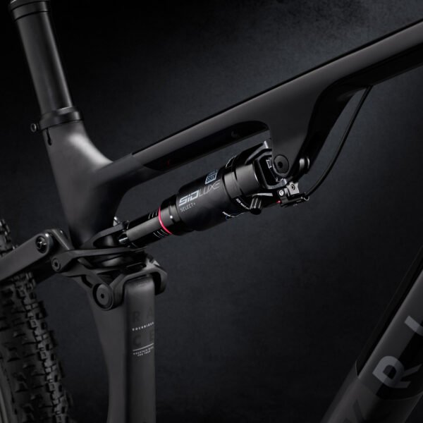ROCKRIDER Vélo VTT tout suspendu XC cadre carbone RACE 940 S, Noir
